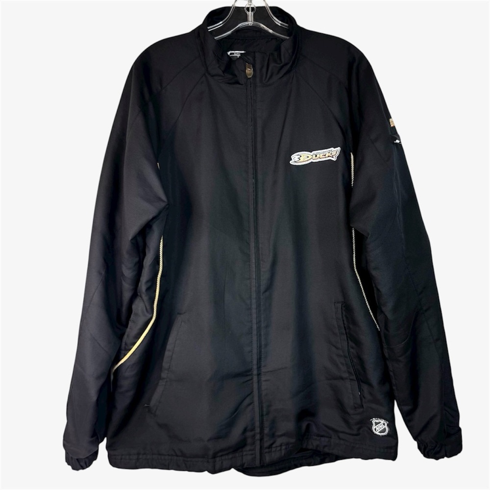 Reebok Black NHL Jacket Men’s Size Medium Anaheim Ducks